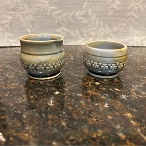 Vintage Irish Porcelain Wade Creamer and Sugar